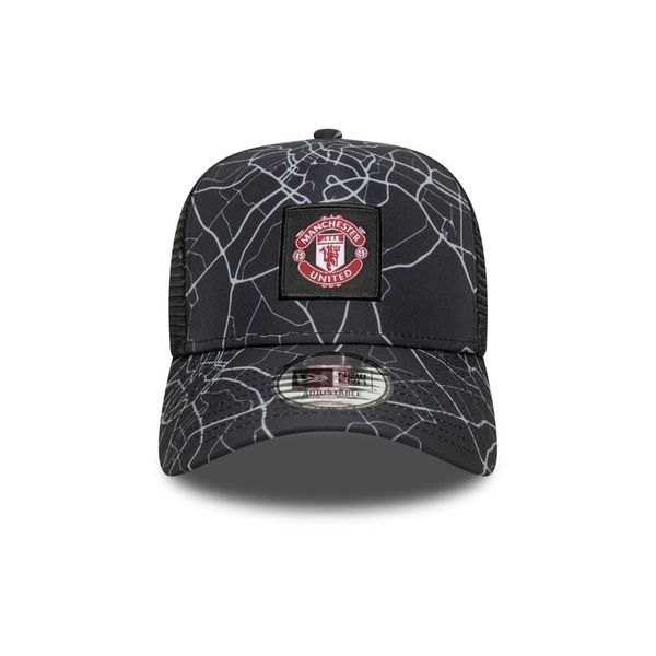 Manchester United All over print A-frame Adult Trucker Cap - Black