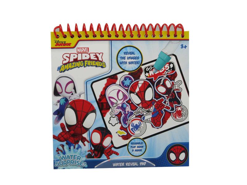 Magic Water Pen Colouring Book-Spidey and Friends