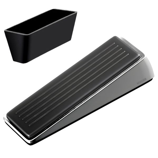 Heavy Duty Door Stop Wedge, Metal Doorstops for All Floor Surfaces