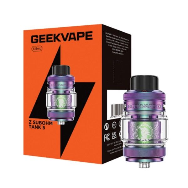 Geekvape Z (Zeus) Subohm Vape Tank 5 - Rainbow
