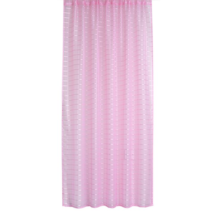 Matoc Designs Readymade Curtain Voile Taped Grid Pink Buy Online