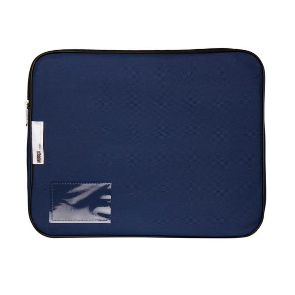 Meeco Gusset Book Bag - Navy Blue