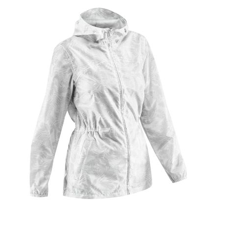 Quechua Women's Windproof and Water-repellent Hiking Jacket - Raincut Full Zip