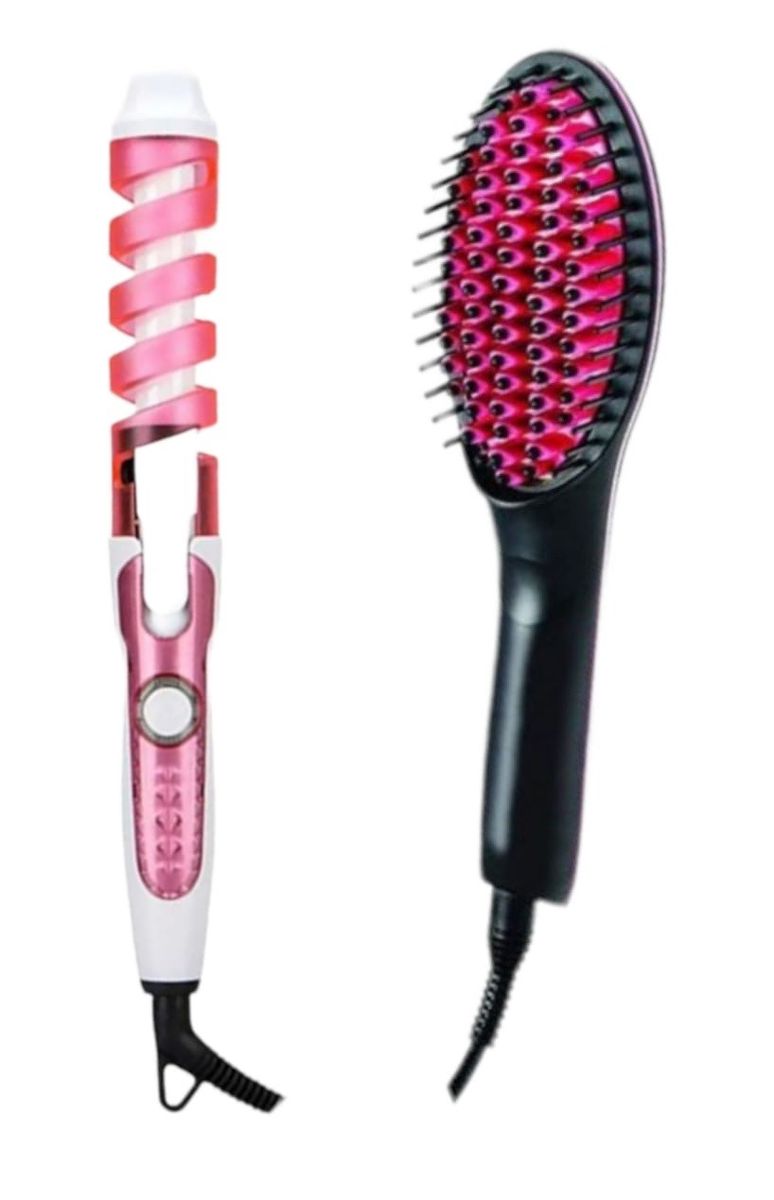 Straight Artifact Ceramic Straightening Brush and Curling Iron Buy