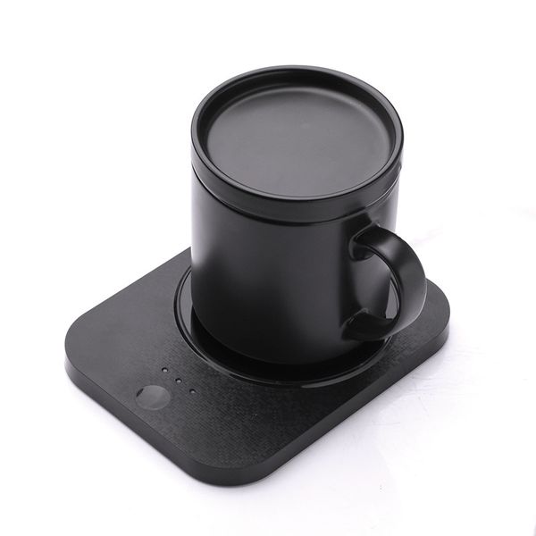 Smart 55 C Electric Mug Warmer with 3 Heat Levels &amp; Waterproof Glass