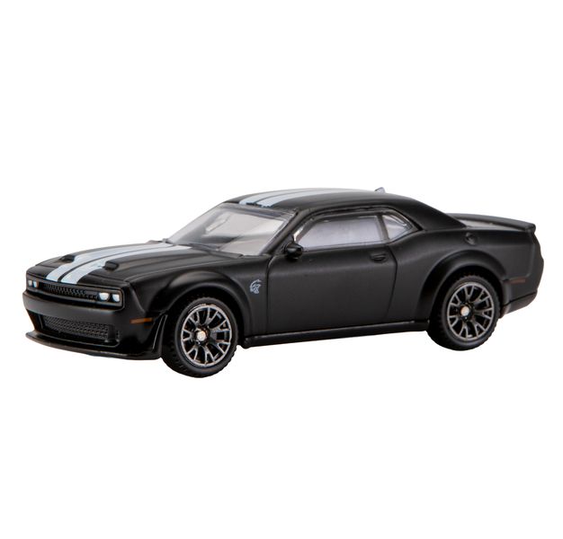 MSZ 1/64 Dodge Challenger SRT Jailbreak (7.7cm Long) - Black/White