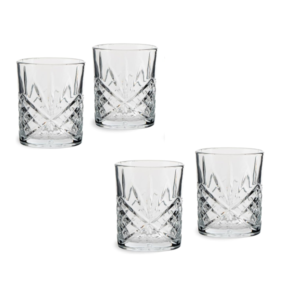 Crystal Glass Tumbler - Set Of 6