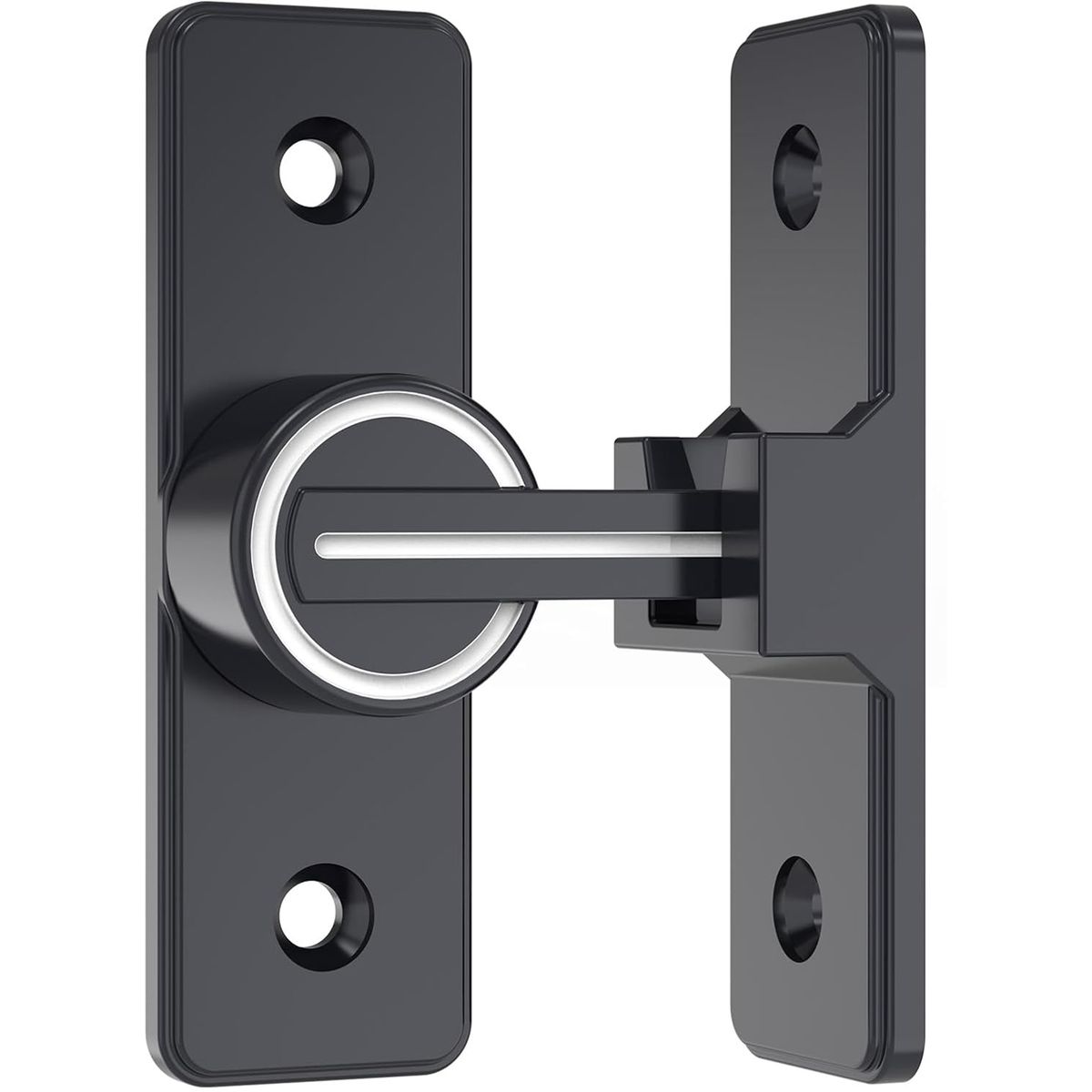 Sliding Door Latch Lock Safety Flip Door Bolt Anti-Theft Gate Latch Clasp