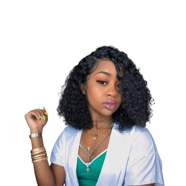 12" Wear and Go Brazilian Hair Water Wave Wig 13x4 HD Lace -GoldenPerfect