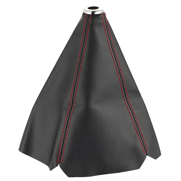 Universal Gear Shifter Lever Gear Shift Knob Boot Cover PU Leather