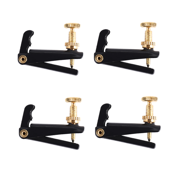 4pcs Violin Fine Tuner Adjuster for 3/4 4/4 Size Accessories