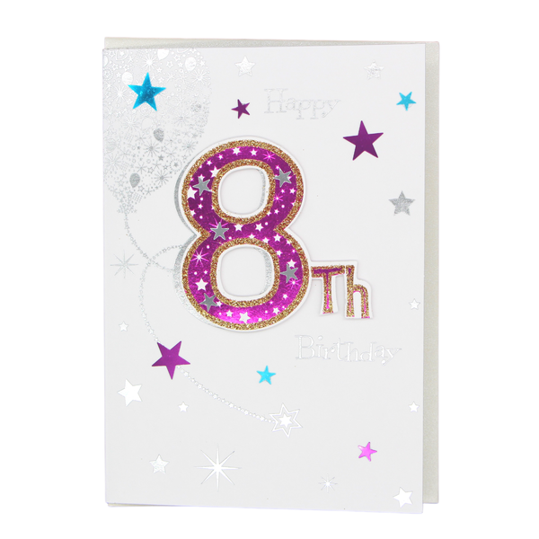 Happy 8th Birthday card