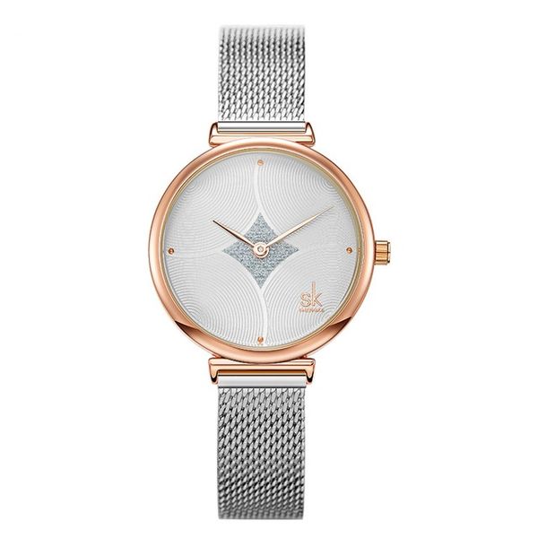 Shengke K0143 Womens Watch - Silver