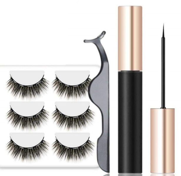 Magnetic Eyelashes with Magnetic Eyeliner and applicator