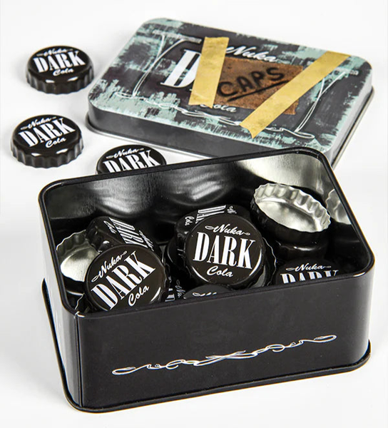Fallout Bottle Caps Series: Nuka Dark with Collectible Tin