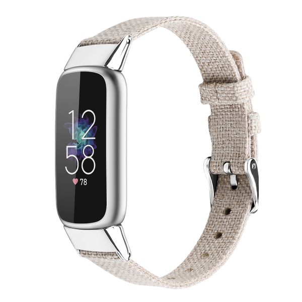 Replacement Nylon Canvas Watch Strap Band for Fitbit Luxe