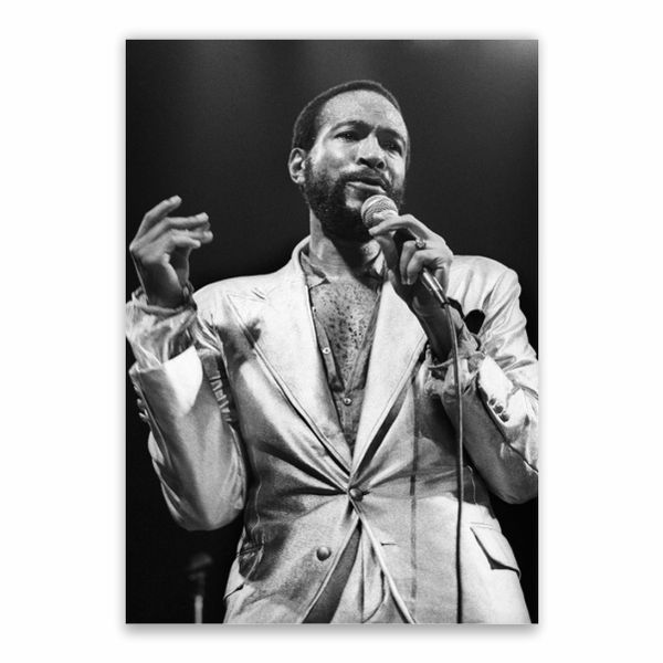 Marvin Gaye Performing Poster - A1