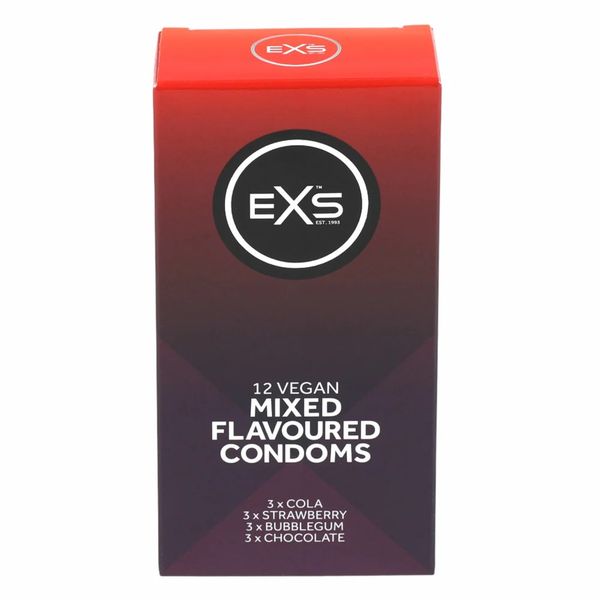 EXS Mixed Flavoured Condoms Variety