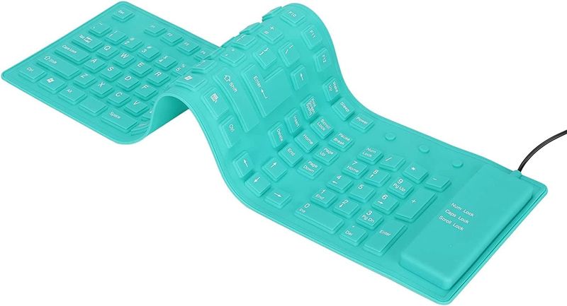 Waterproof Silicone Foldable Keyboard 85 Keys