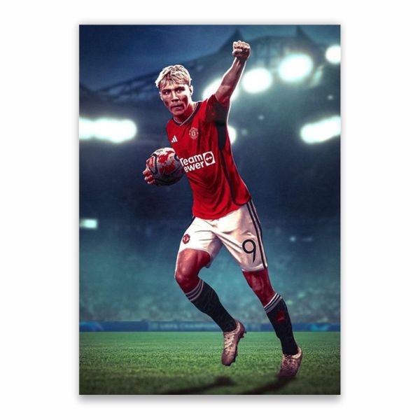 Rasmus Hojlund Old Trafford Poster - A1