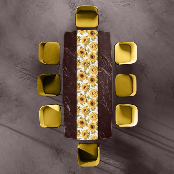 Delicate Sunflowers Table Runner