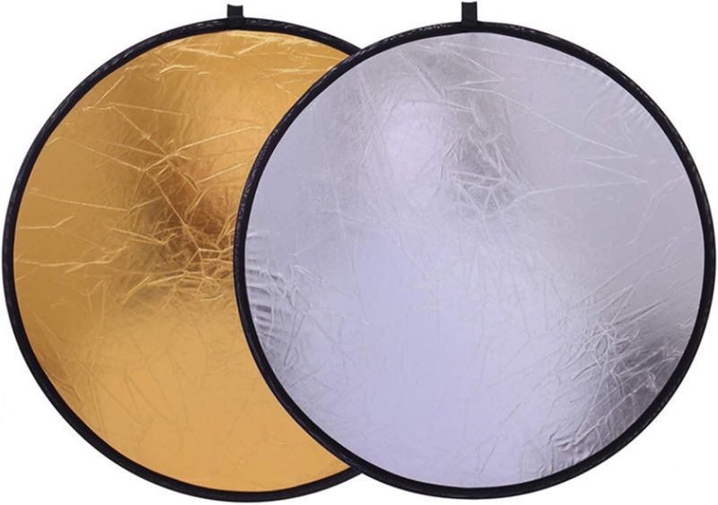 Photography Lightweight Double-Sided Collapsible Photo Reflector (110cm)