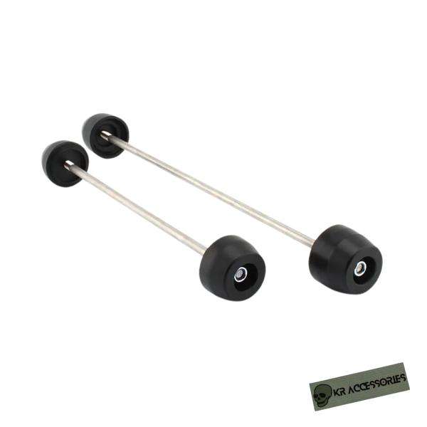 MC BMW S1000R/RR &amp; S1000XR Black Axle Slider Set (2010-)