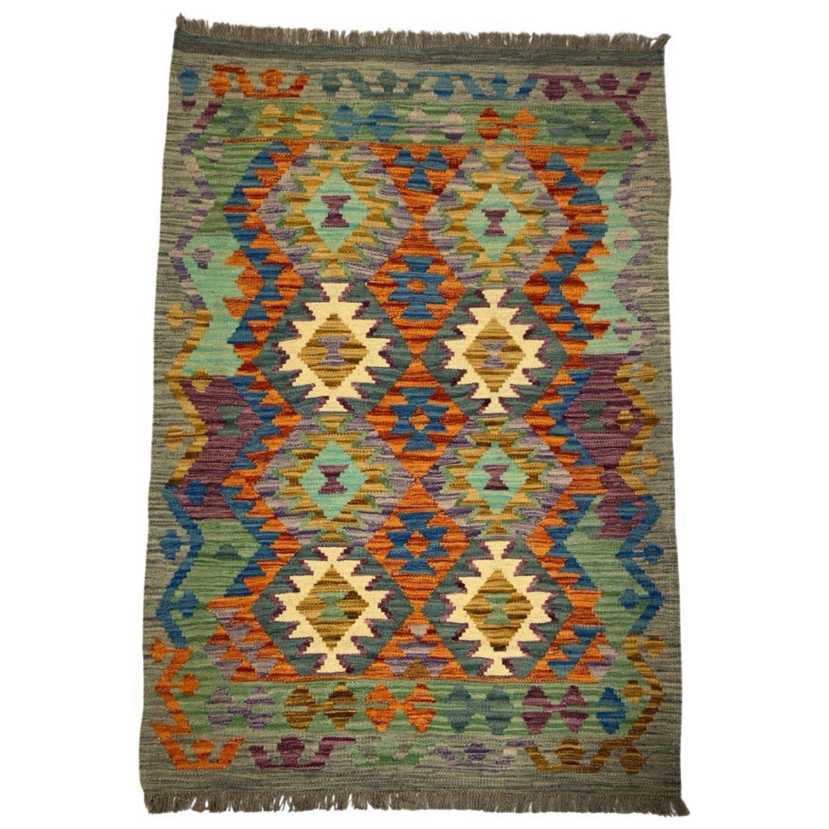 Hand Knotted Afghan Chobi Kilim 149