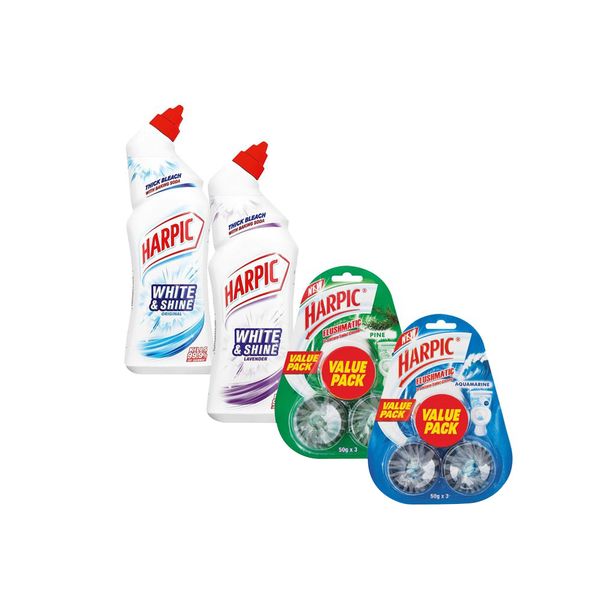 Harpic Toilet Cleaning Bundle
