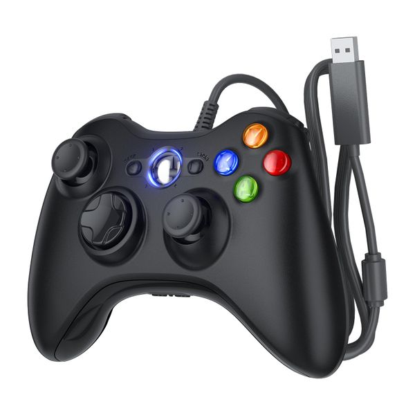 360 XBox Wired Controler Dual-Vibration Voice Function Compatible With XBox