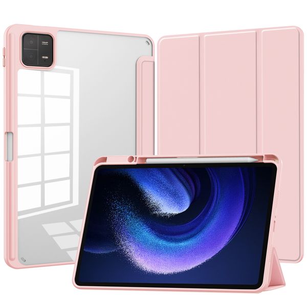 Compatible with Redmi Pad 2 2025 Case with Pencil Holder, Protective Shell