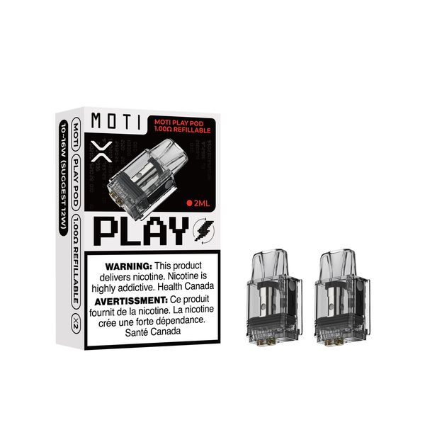 MOTI PLAY POD (1.00 ) - 2ml Refillable - 2 Pack