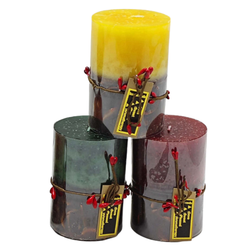3 Pack Round Ombre Scented Candle 5x10cm Shop Today. Get it