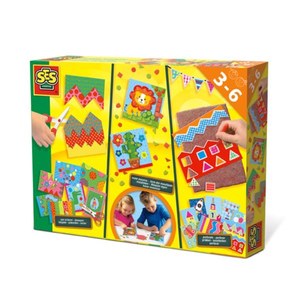 SES Creative I Learn To Use Scissors, Make Mosaics and Perforate