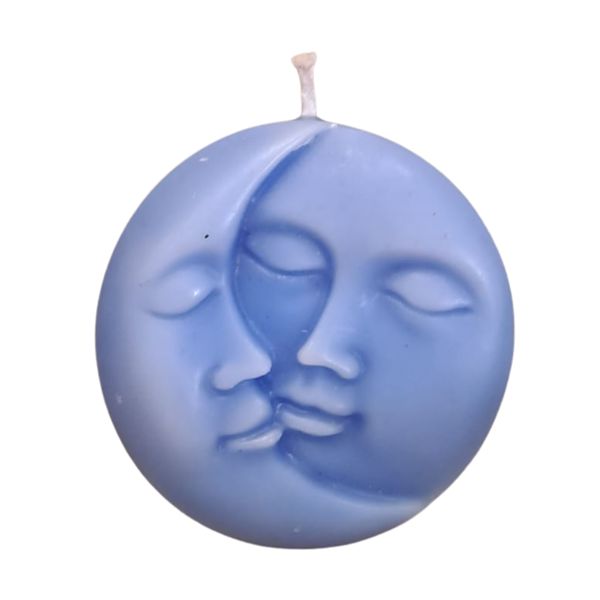 Long Burn Sun and Moon Decor Candle 6.5cm x6.5cm