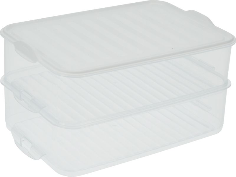 Excellent Houseware 2-Layer Storage Box 230×155×125mm - 1600ml Each