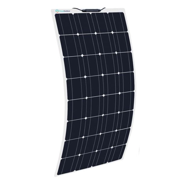 FocusOutdoor 250W Monocrystalline High Efficiency Flexible Solar Panel
