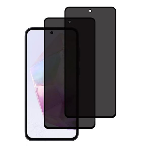 Ceramic Privacy Screen Protector Compatible with Samsung Galaxy S24 -2Pack