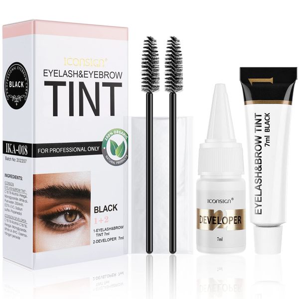 Eyelash Tint,Eyelash &amp; Eyebrow Kit,Natural Eye Lash Tint Kit
