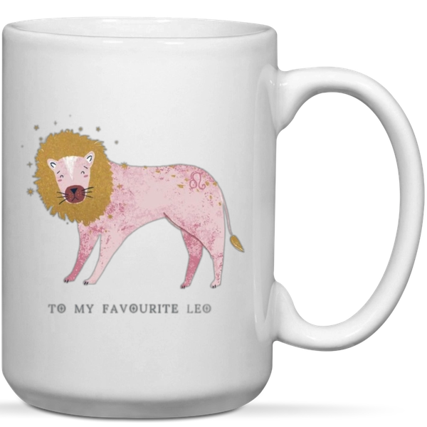 To My Favorite Leo Birthday Gift Mug
