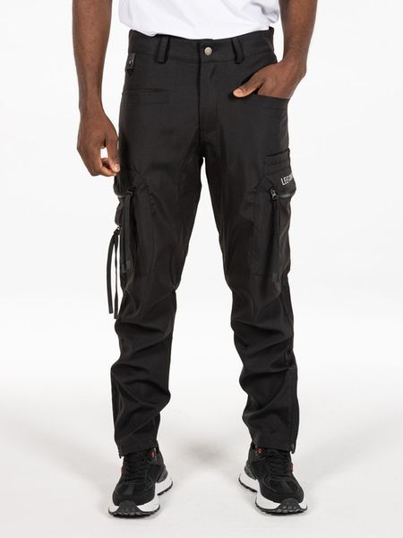 Lee Cooper Men's Nylon Pants: Ceasar Black