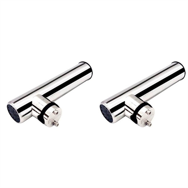 2 Pack 316 Stainless Steel Boat Fishing Rod Holder Brackets