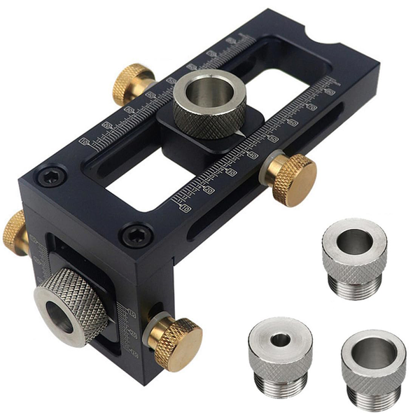 Precision Woodwork Drilling Puncher Locator Dowel Drill Guide Doweling Jigs