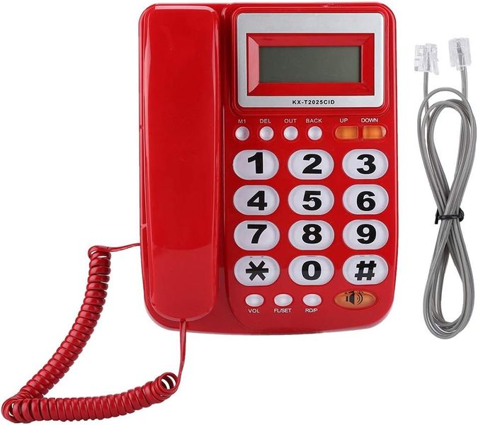 Multifunctional Telephone with LCD Display and Noise-Cancelling Features