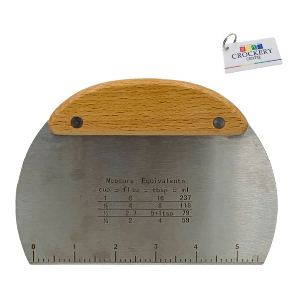 Measuring Dough Cutter With Wooden Handle