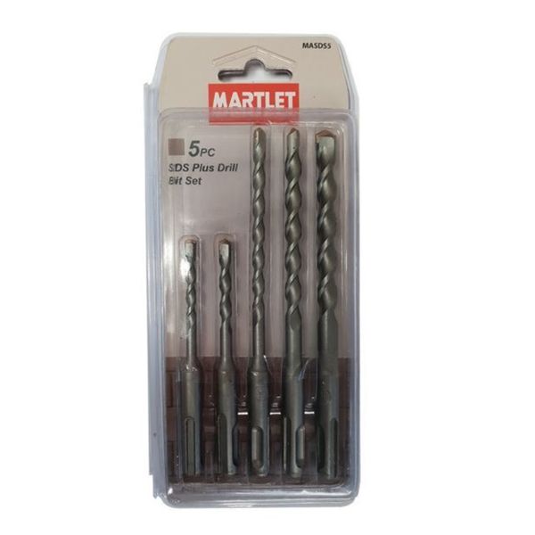 Martlet - Drill Bit Set Sds 5 Piece