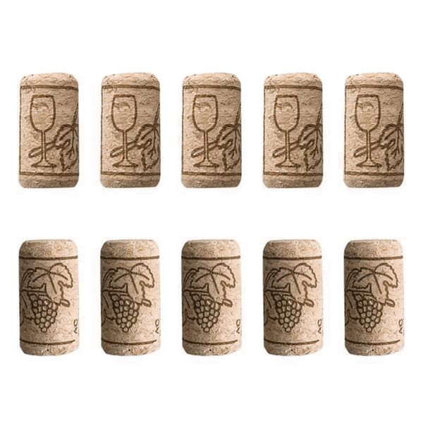 200Pcs Sealing Wine Cork Bottle Closure Wooden Sealing Cover