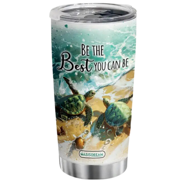 20oz Stainless Steel Sea Turtle Tumbler