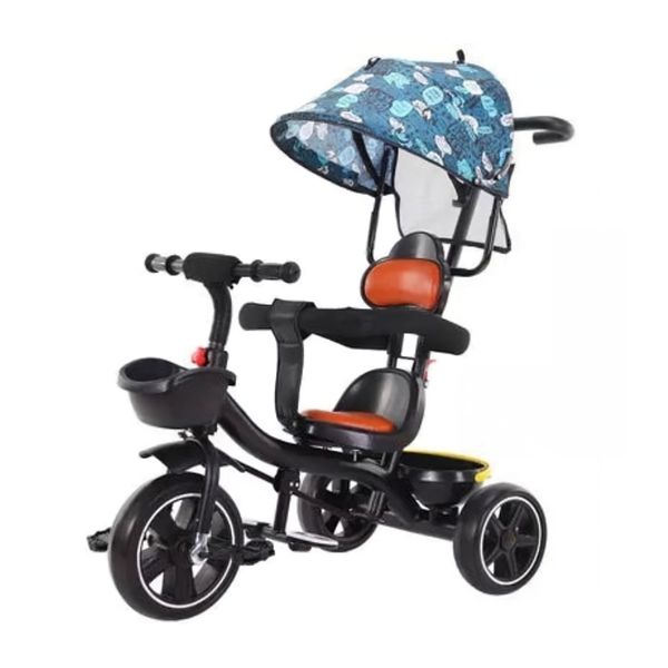 3 in 1 Kids Push Tricycle Trike: Pram, Stroller &amp; Walker Bike