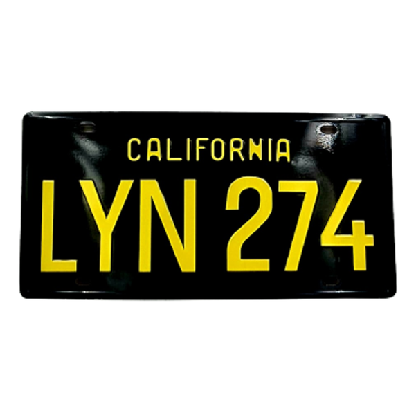 Tin Retro Number Plate Gone in 60 Seconds Eleanor ’67 Mustang